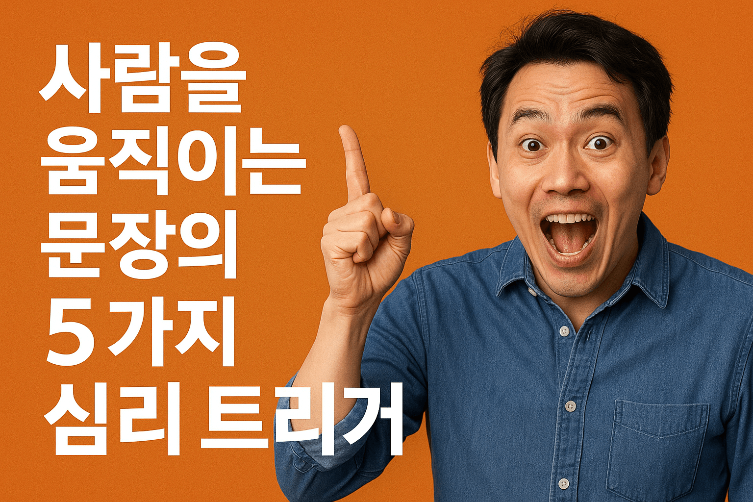 사람을 움직이는 문장의 5가지 심리 트리거