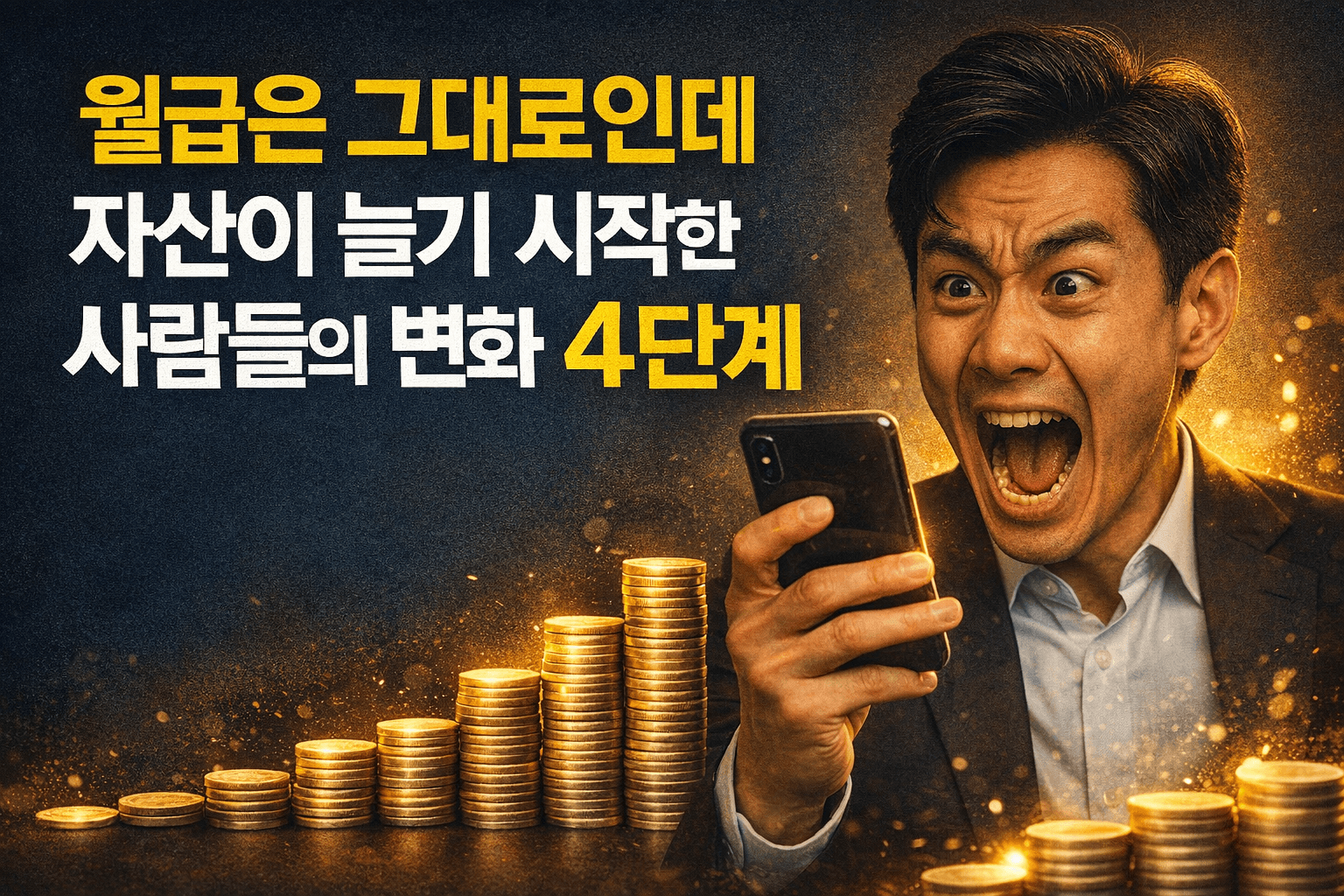 월급은 그대로인데 자산이 늘기 시작한 사람들의 변화 4단계