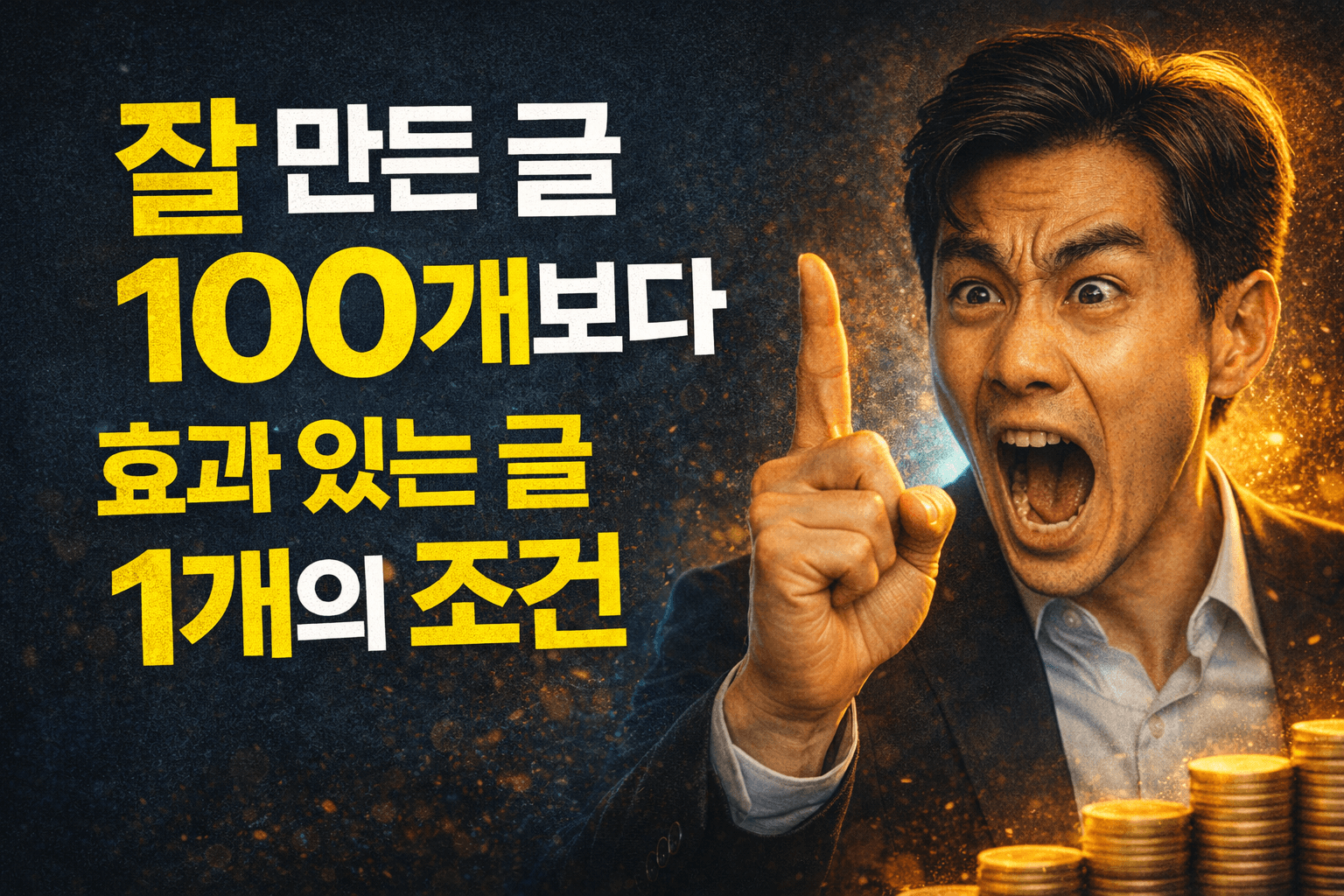 잘 만든 글 100개보다 효과 있는 글 1개의 조건