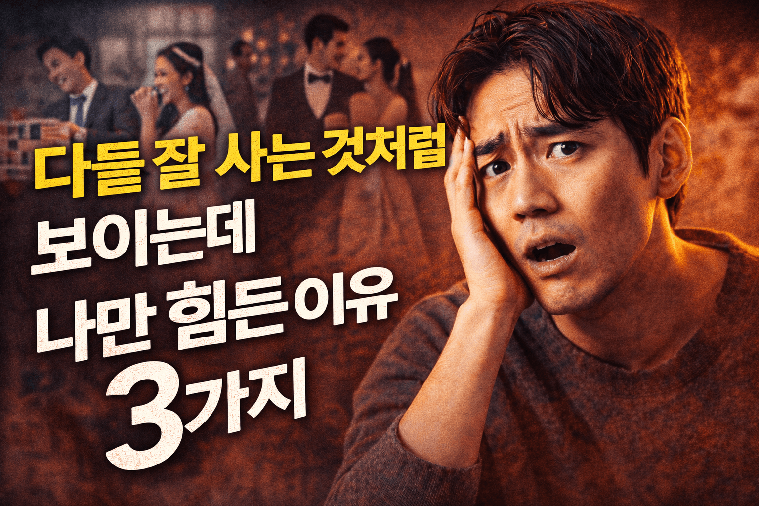 다들 잘 사는 것처럼 보이는데 나만 힘든 이유 3가지 다들 잘 사는 것처럼 보이는데 나만 힘든 이유 3가지