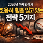 2026년 마케팅에서 조용히 힘을 잃고 있는 전략 5가지 2026년 마케팅에서 조용히 힘을 잃고 있는 전략 5가지