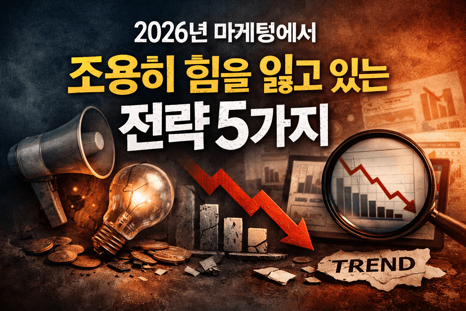 2026년 마케팅에서 조용히 힘을 잃고 있는 전략 5가지