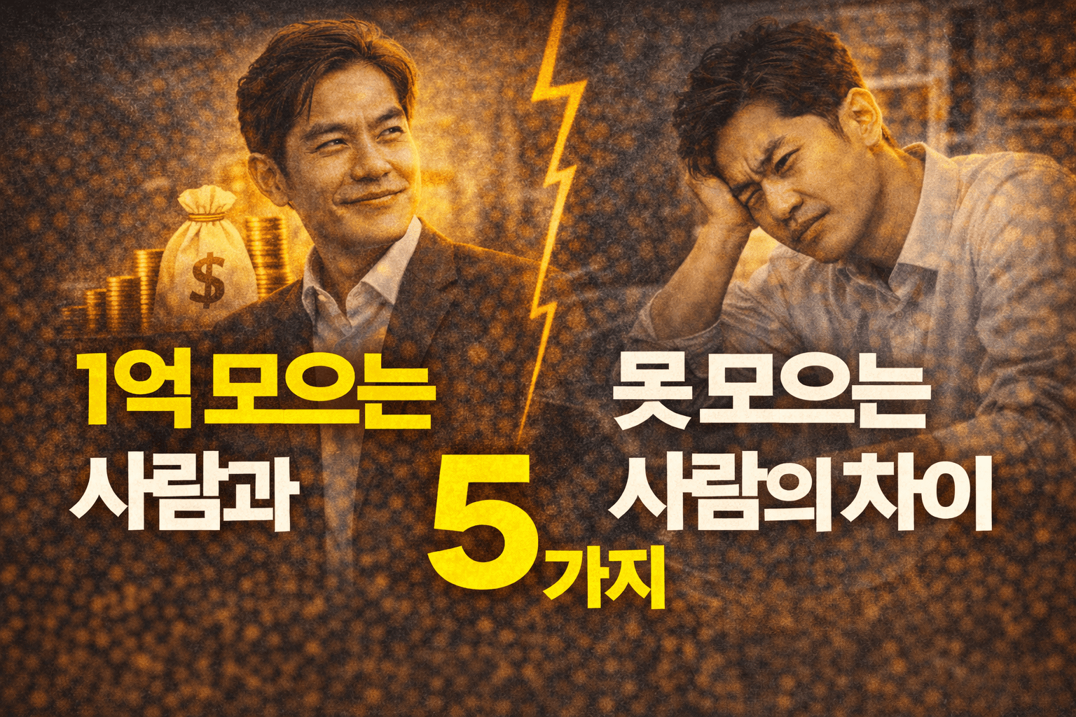 1억 모으는 사람과 못 모으는 사람의 차이 5가지 1억 모으는 사람과 못 모으는 사람의 차이 5가지