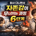 회사 다니면서 자존감이 무너지는 과정 6단계