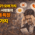 관계가 오래 가지 않는 사람들의 공통 특징 6가지
