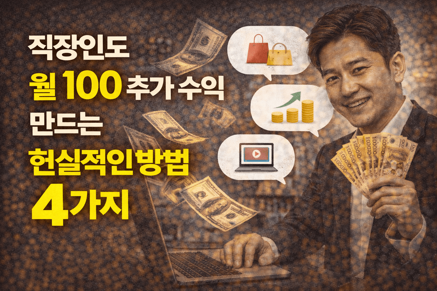 직장인도 월 100 추가 수익 만드는 현실적인 방법 4가지 직장인도 월 100 추가 수익 만드는 현실적인 방법 4가지