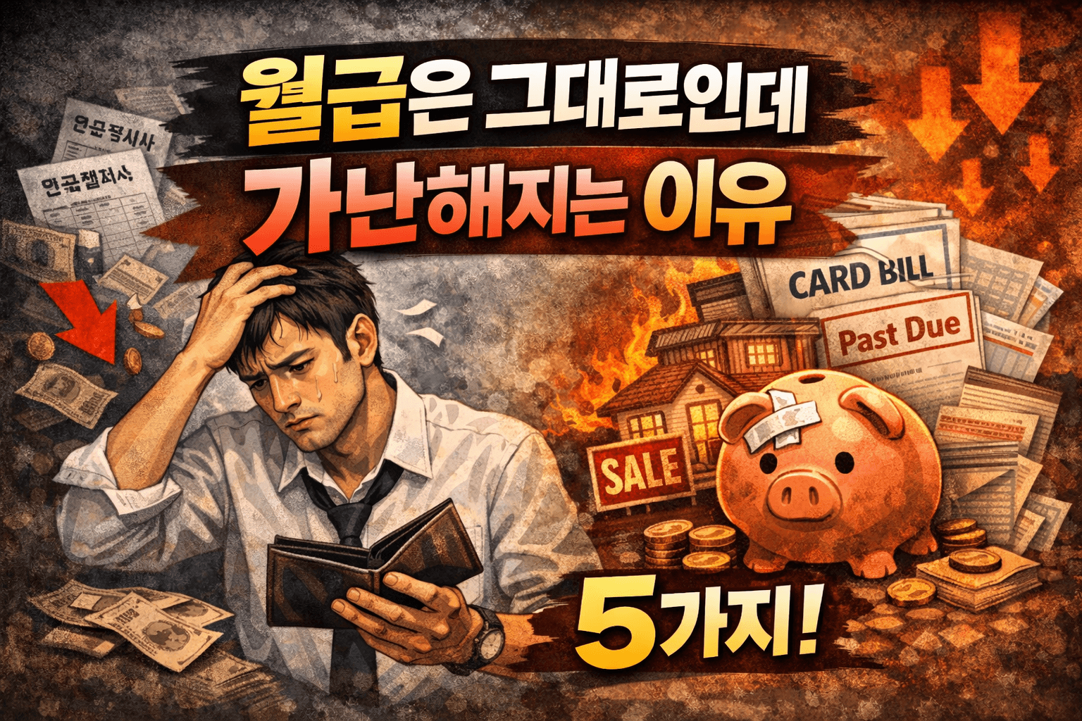 월급은 그대로인데 가난해지는 이유 5가지