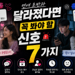 연애 초반과 달라졌다면 꼭 봐야 할 신호 7가지